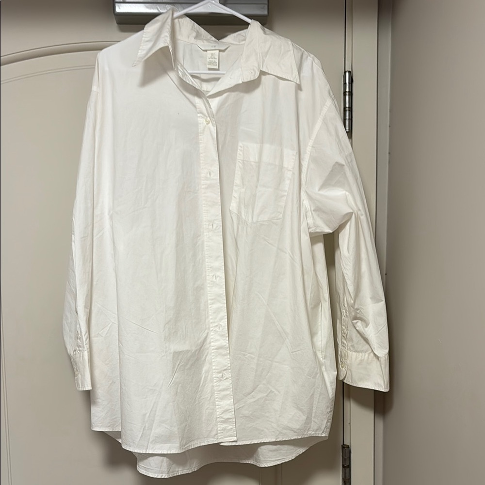 Oversized button down